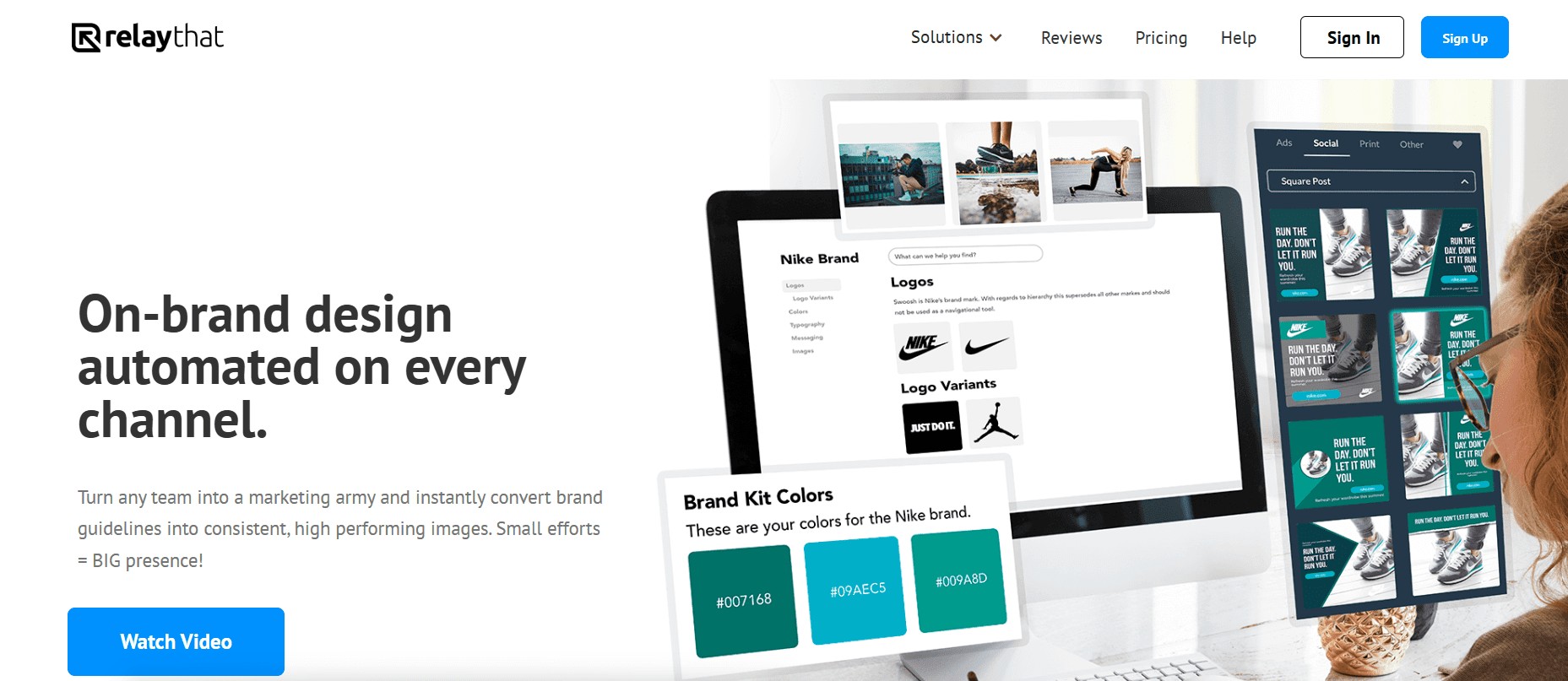 RelayThat’s Landing Page