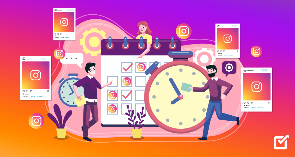 how to schedule instagram posts