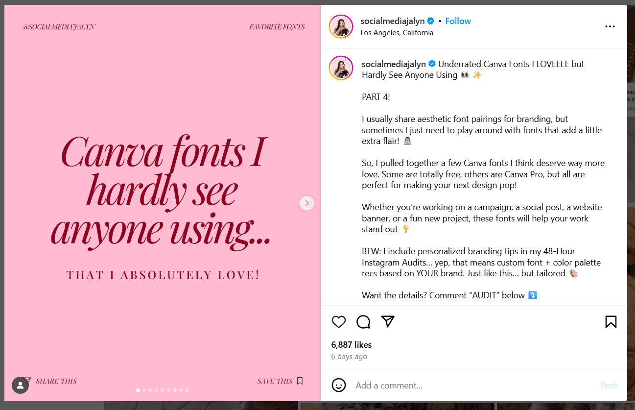 40+ Instagram Hacks to Boost Followers, Engagement & Reach in 2025 9 Example of an Instagram Carousel With Headline