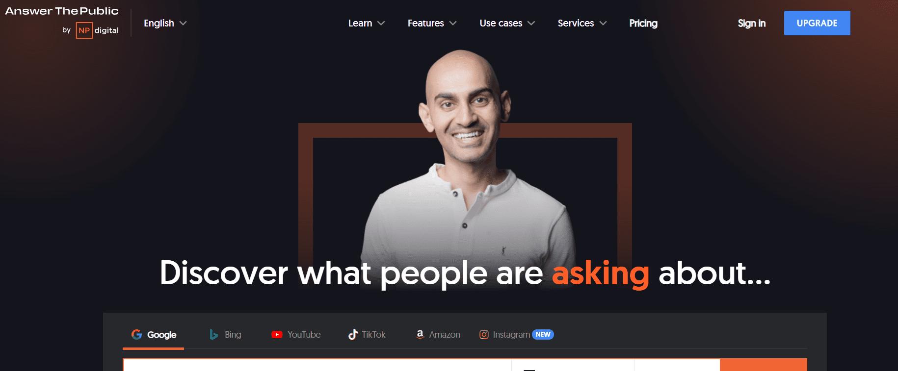 The 25 Best Digital Marketing Tools to Grow Your Business in 2025 15 Answer The Public Homepage