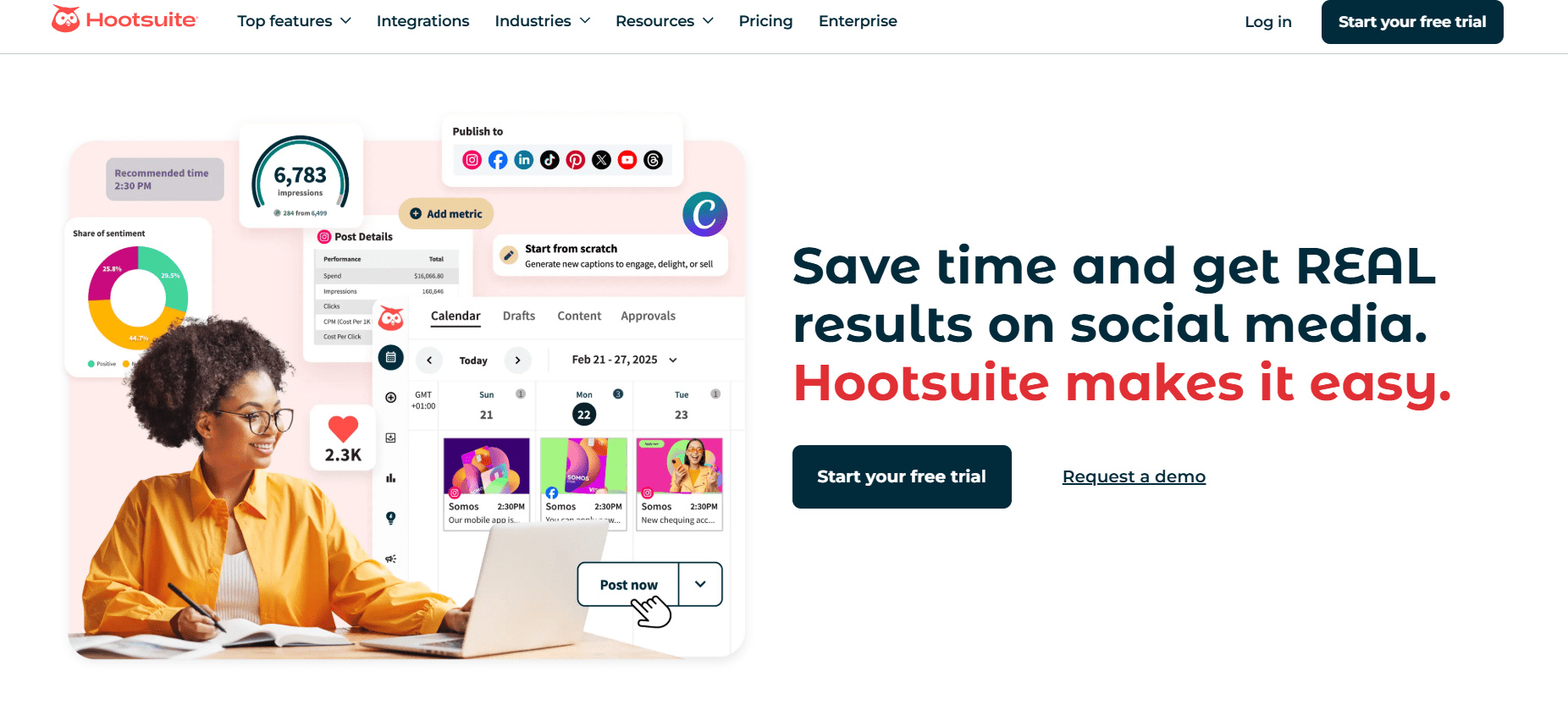 The 25 Best Digital Marketing Tools to Grow Your Business in 2025 7 Hootsuite’s Landing Page