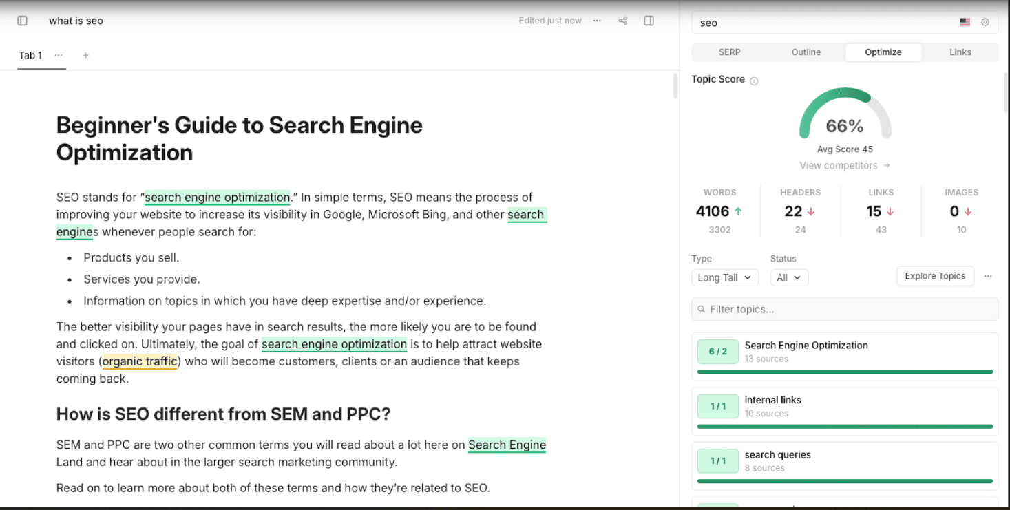 25+ Must-Have Blogging Tools to Boost Traffic, Productivity & Monetization in 2025 16 Frase's Dashboard