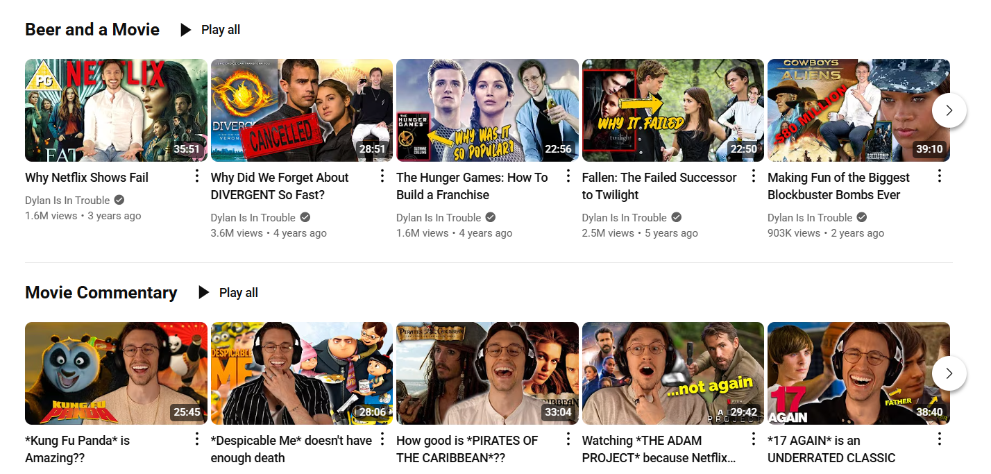 Example of a Weekly Series on YouTube