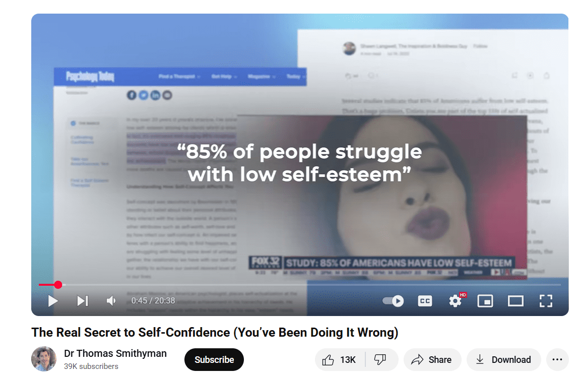 Example of a YouTube Video Title