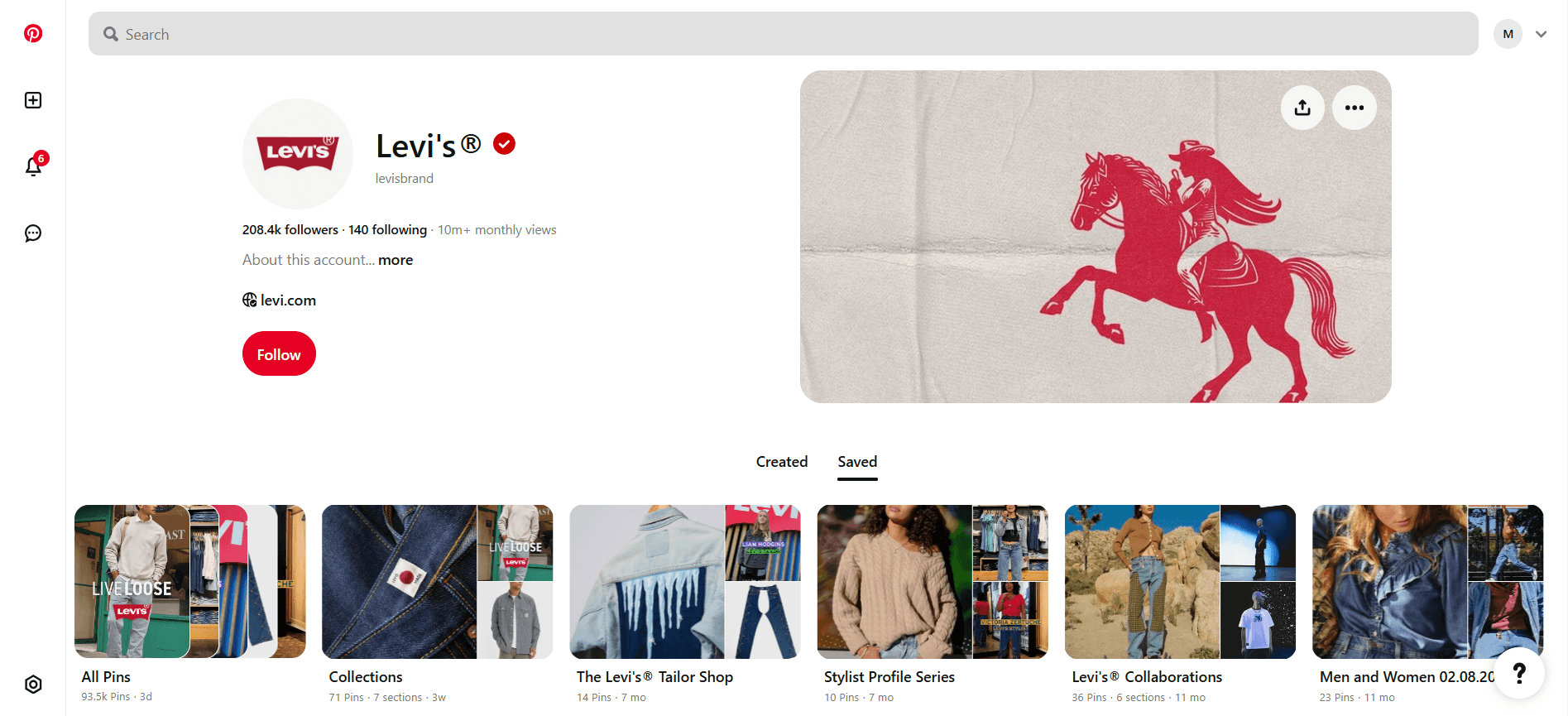 How to Sell on Pinterest in 2025: Secrets to Skyrocket Your Sales 5 Levis Profile on Pinterest