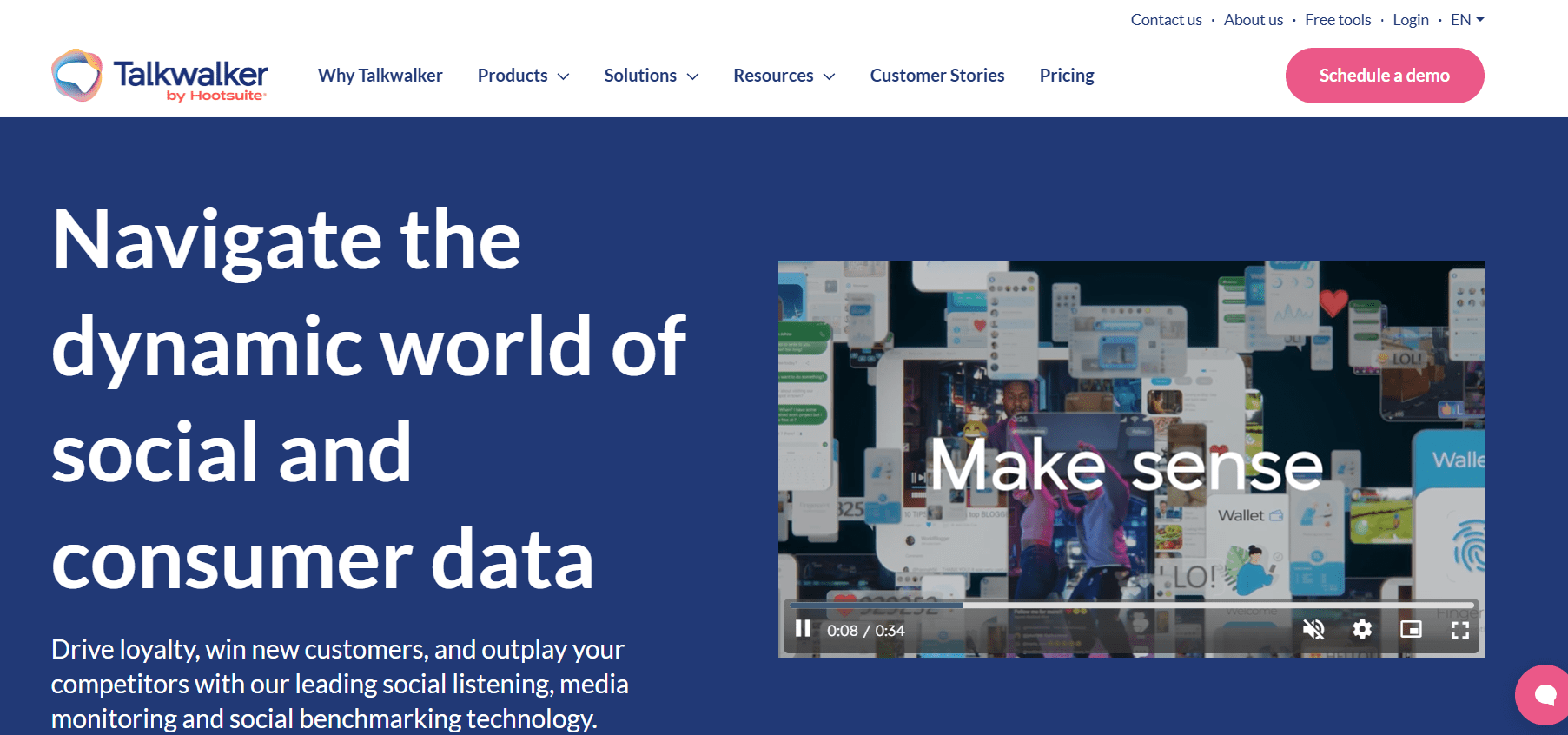Top 25 Social Media Monitoring Tools to Elevate Your Brand in 2025 25 Talkwalker Landing Page