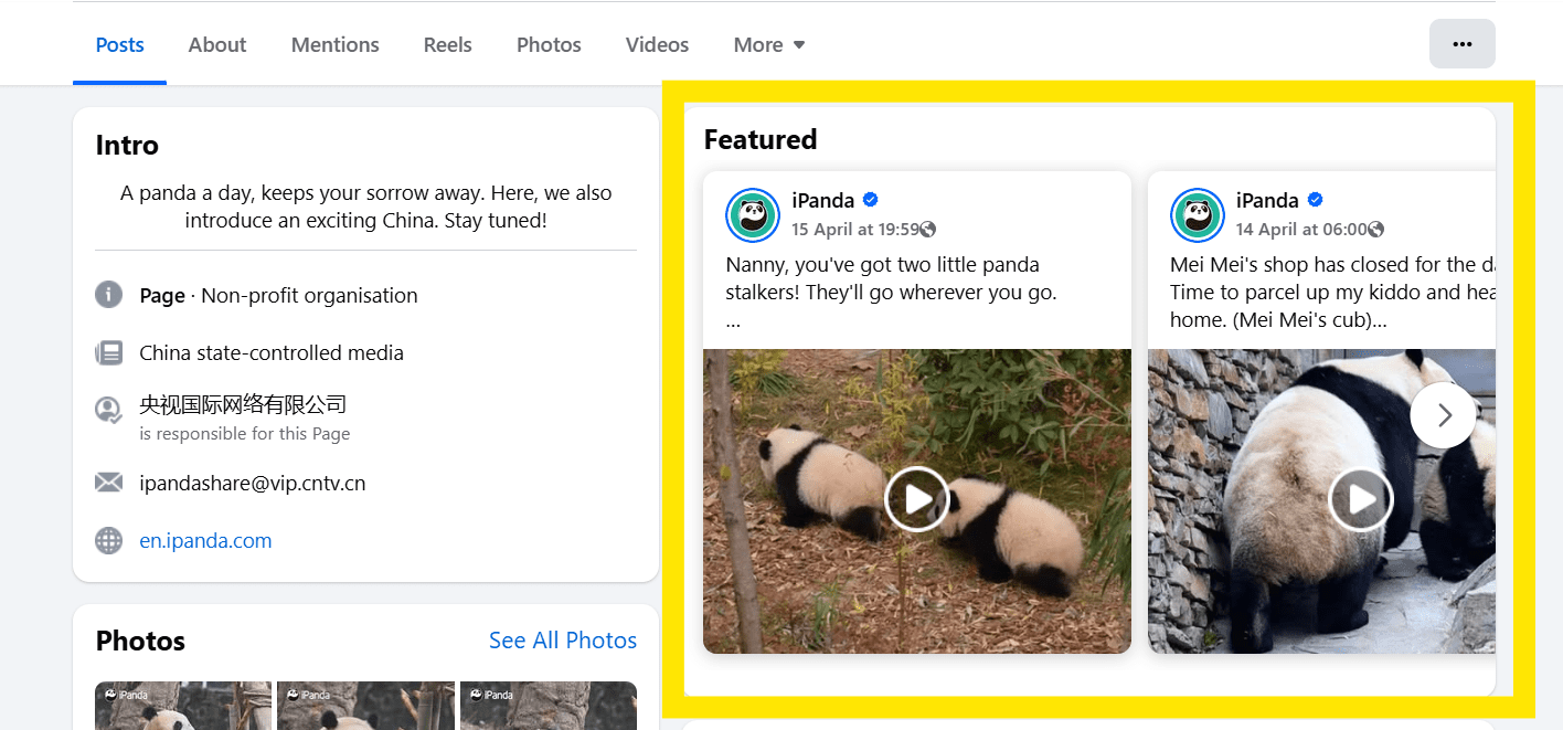 Facebook Algorithm 2025: How It Works and What to Know 14 Example of Pinned/Featured Post on Facebook