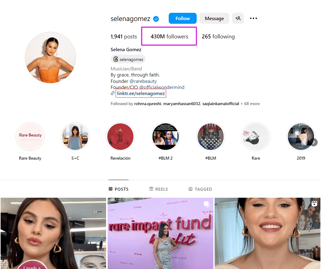 23 Top Influencers Ruling the Social Media World Right Now in 2026 4 selena-gomez-profile/top-influencers