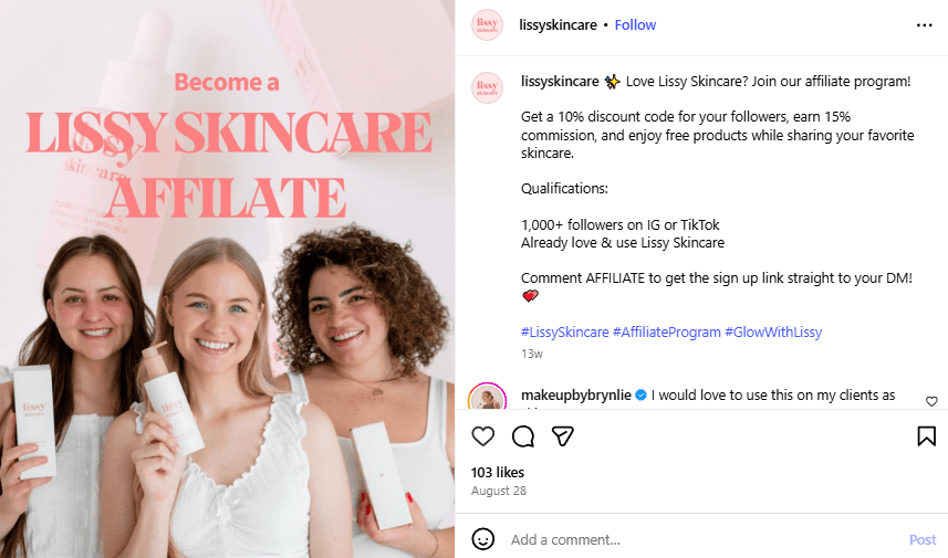 How to Make Money on Instagram in 2026: A Complete Guide 8 Affiliate Marketing Post on Instagram