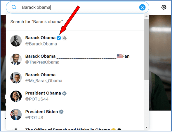 Barack Obama's Verified Account on X