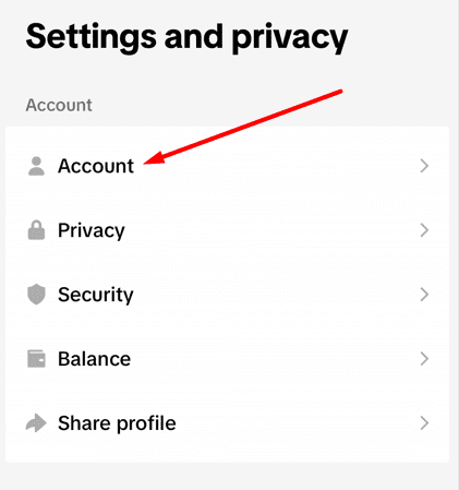 Create a TikTok Business Account - Step 2