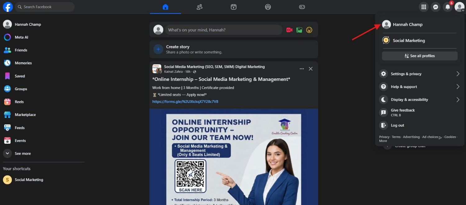 How to Unhide a Post on Facebook: Step-By-Step Fix for Hidden Posts 8 Navigate to Your Profile