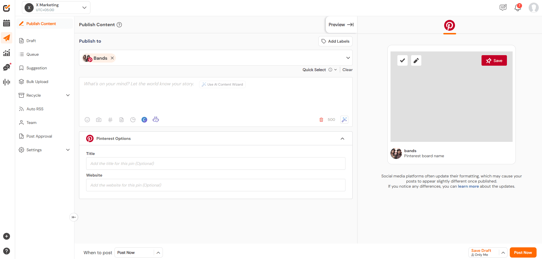 15 Best Pinterest Tools for 2025 to Boost Your Marketing Strategy 6 Social Champ’s Dashboard