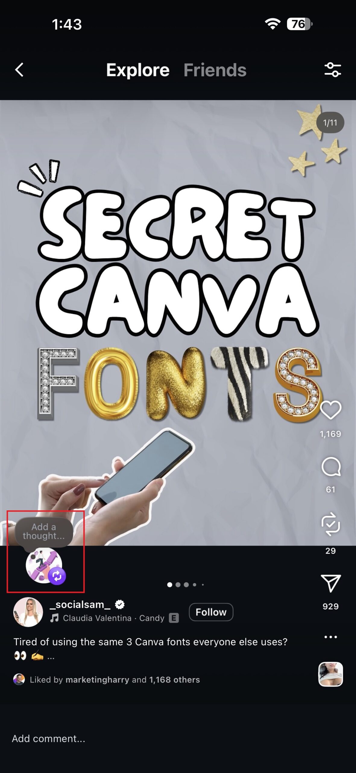 How to Share an Instagram Post to Your Story in 4 Easy Steps (2025 Update) 15 Tap the Bubble Icon