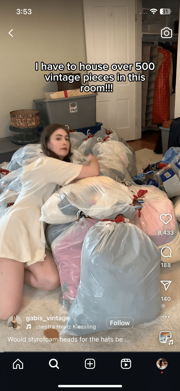 How the Instagram Reels Algorithm Works in 2025 (And How to Beat It) 10 Snapshot of Reel With Text Overlay