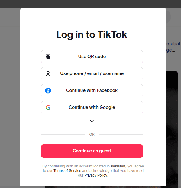 How to Search on TikTok for Just About Anything 10 Log in to TikTok visual