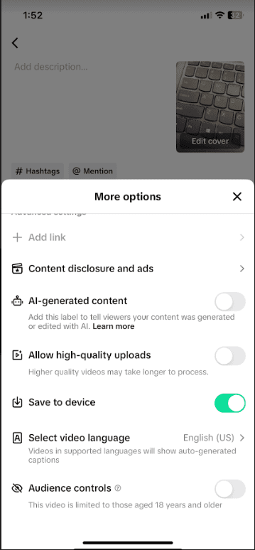 How to Recover Deleted TikTok Videos: A Step-By-Step Guide in 2026 12 ‘Save To Device' feature