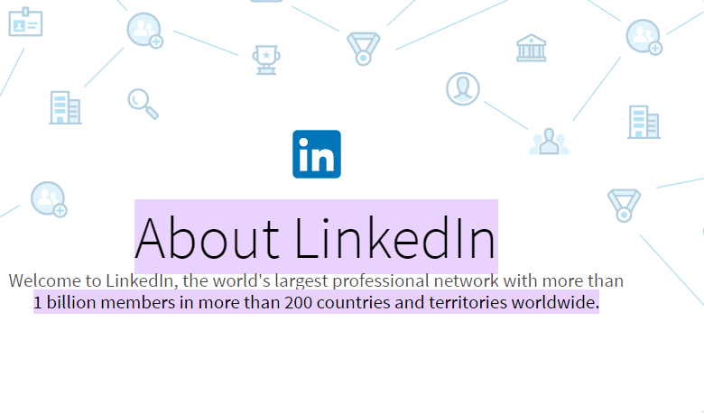 Facts About Social Media You Need to Know in 2026 7 Screenshot of LinkedIn About