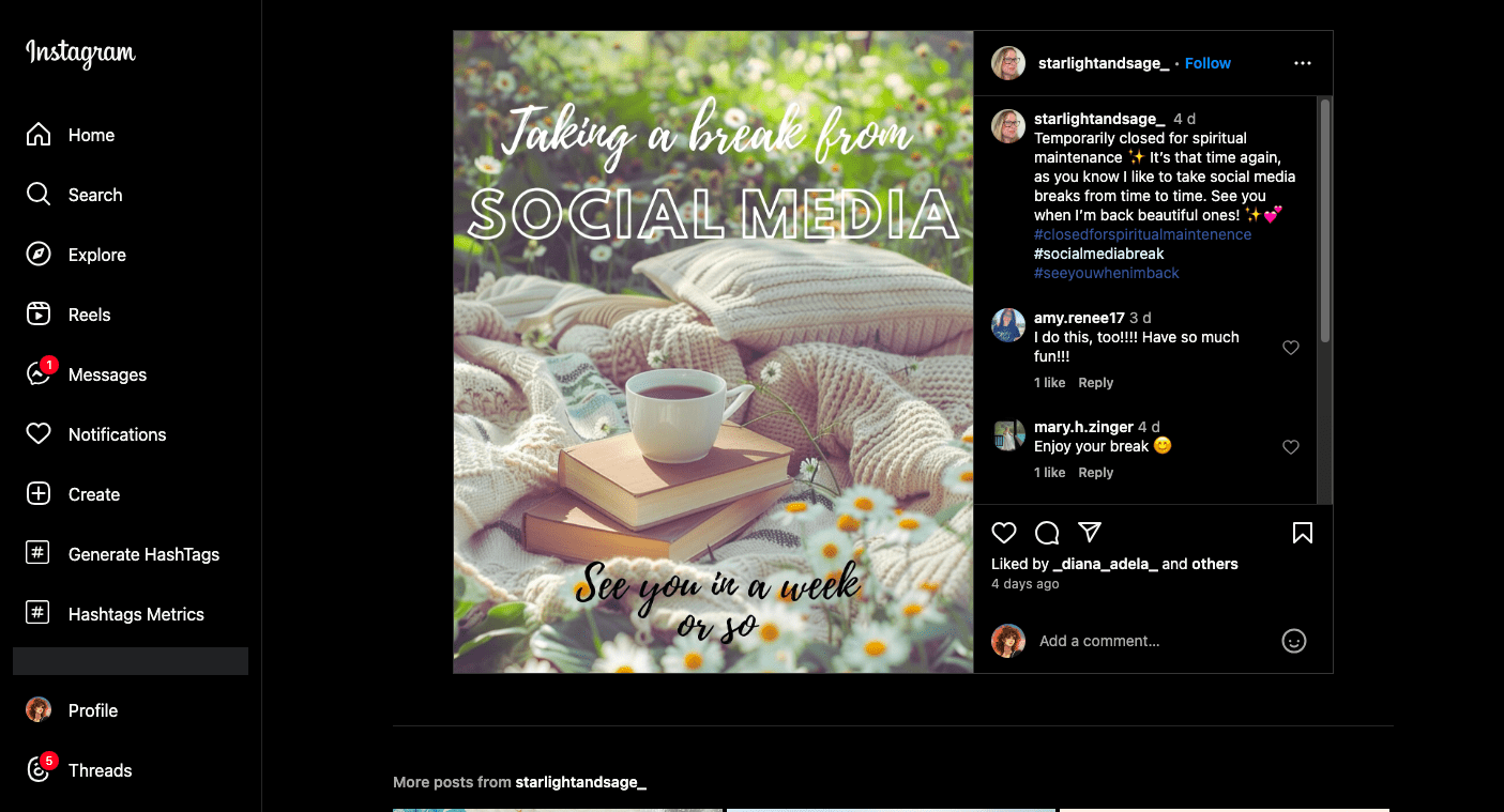 The Benefits of Taking a Social Media Break: Why You Should Unplug 6 Announcing social media break