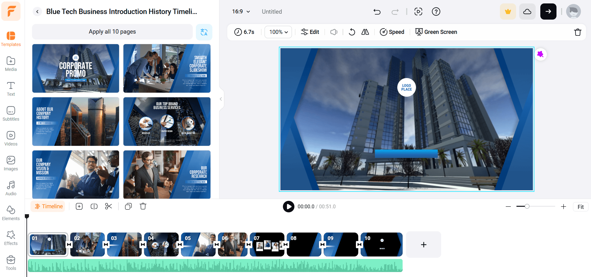 Best AI Content Creation Tools in 2025: Smarter Writing, Visuals & Social Media at Scale 24 FlexClip’s Dashboard