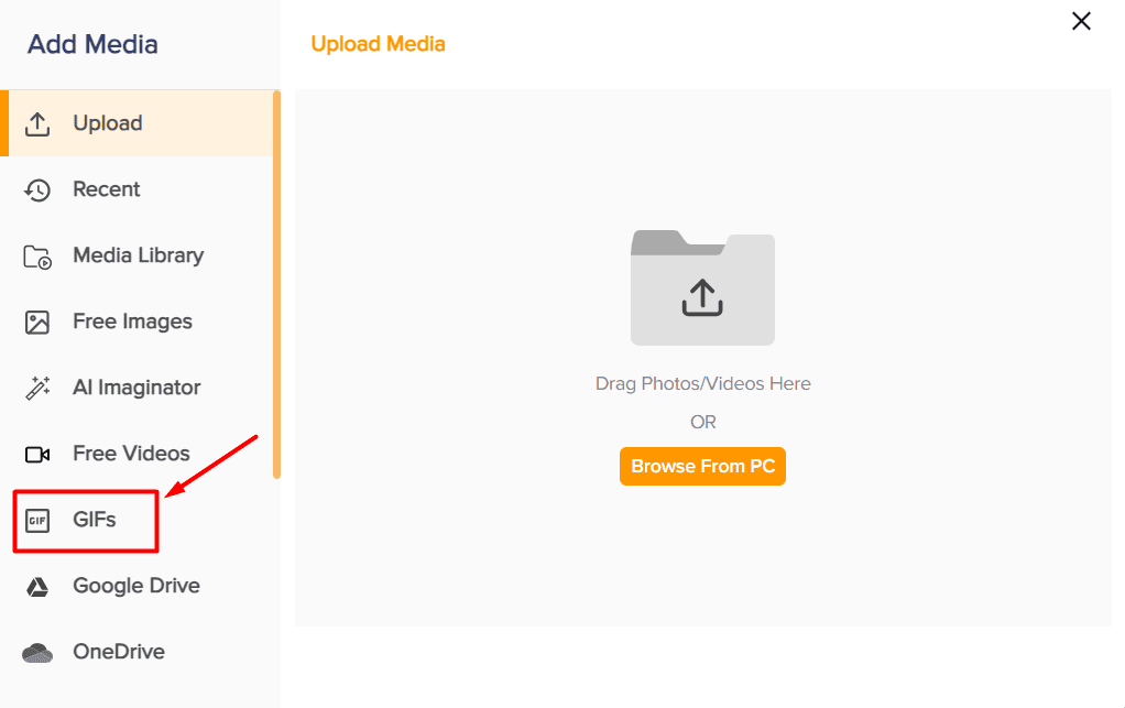 A snapshot of Social Champ's dashboard