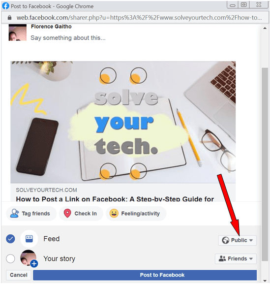 How to Post a Link on Facebook in 2026: A Step-By-Step Guide 19 How to Post a Link on Facebook - Way 2 (d)