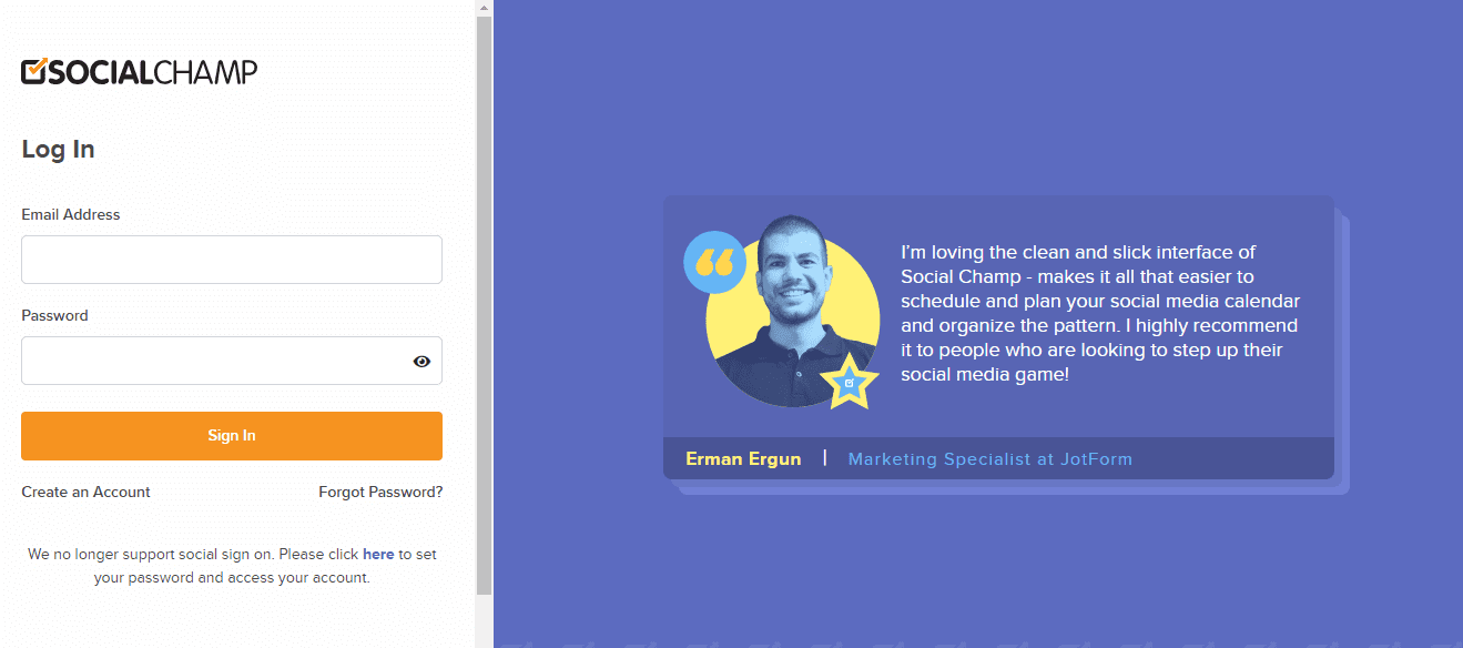How to Post on Instagram From PC in 2026: Tools, Tricks, and More 10 Social Champ's Log In Page