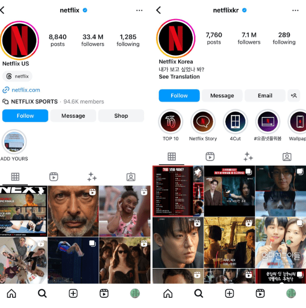 How to Manage Multiple Instagram Accounts in 2026: Tools, Tips, & More! 9 Netflix targeting different regions with its location-centric Instagram accounts