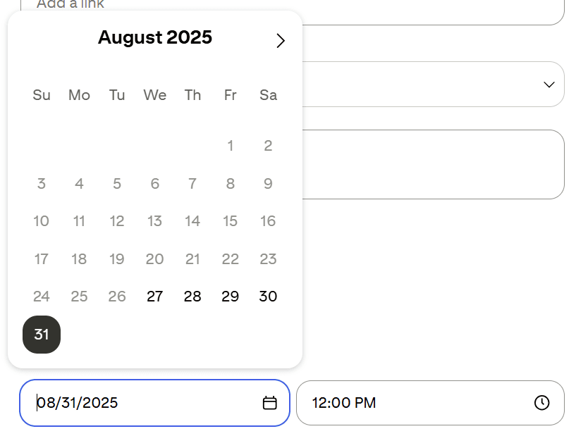 How to Schedule Pinterest Posts Like a Pro (And Drive 10X More Traffic in 2025) 11 Select the Date and Time