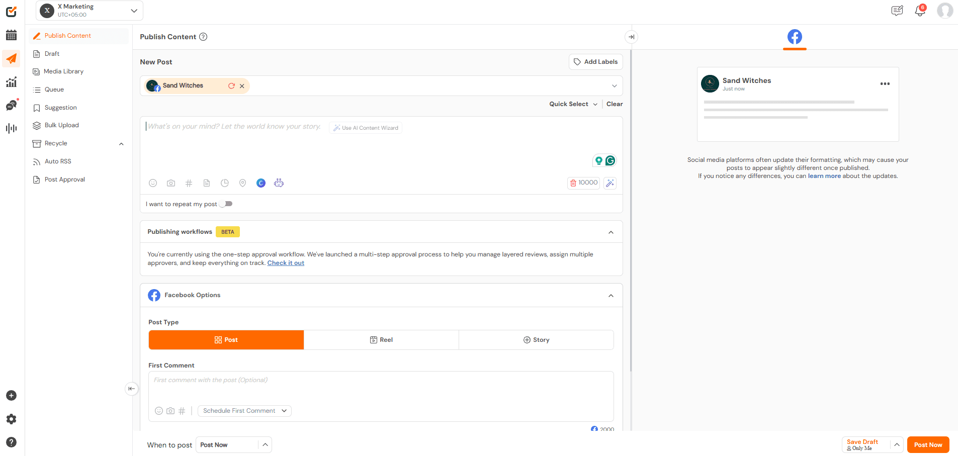 Social Champ's Dashboard