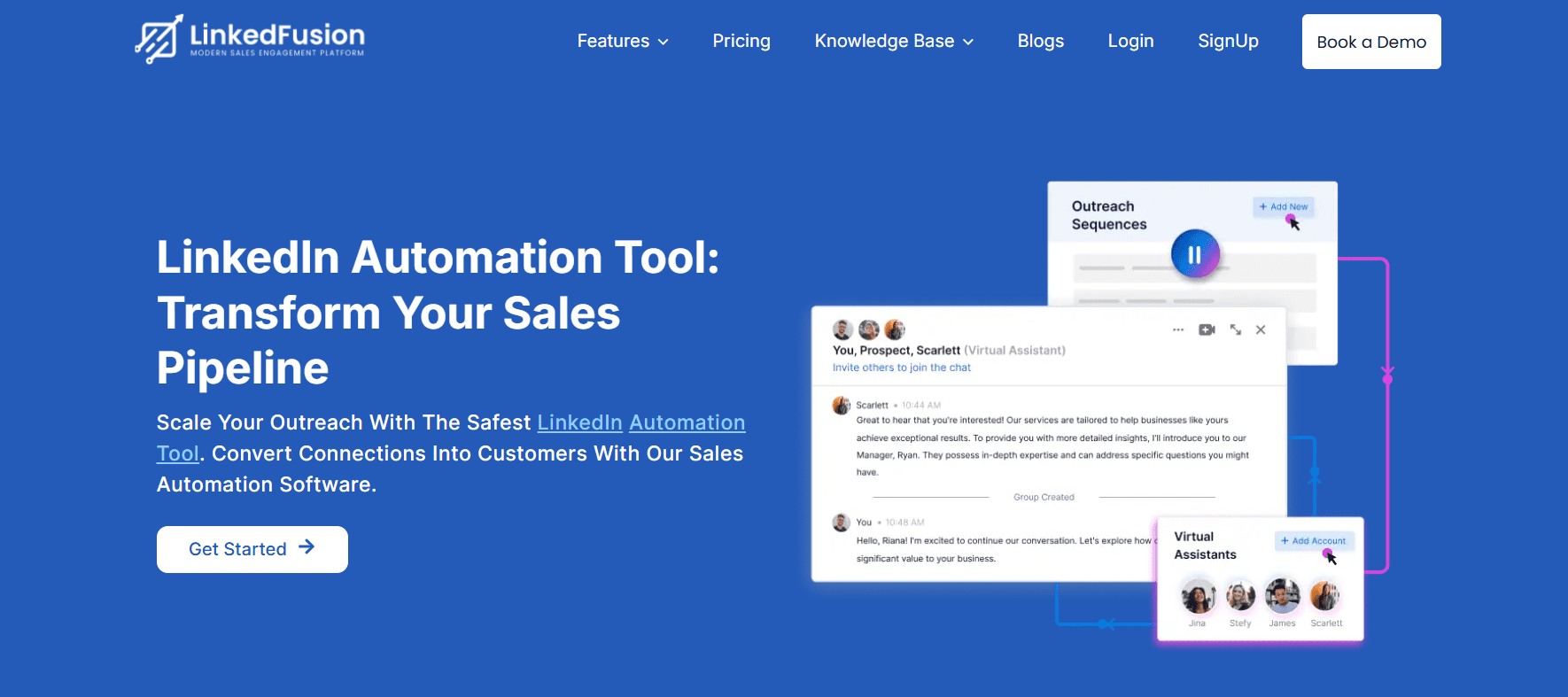 LinkedFusion Homepage