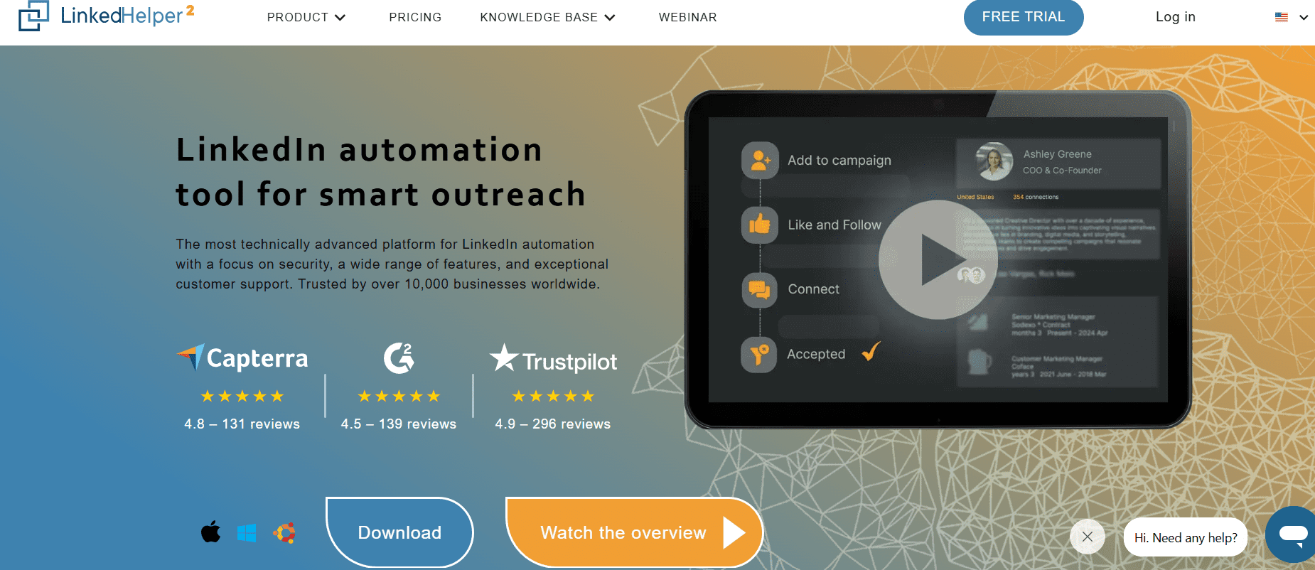 Linked Helper Homepage