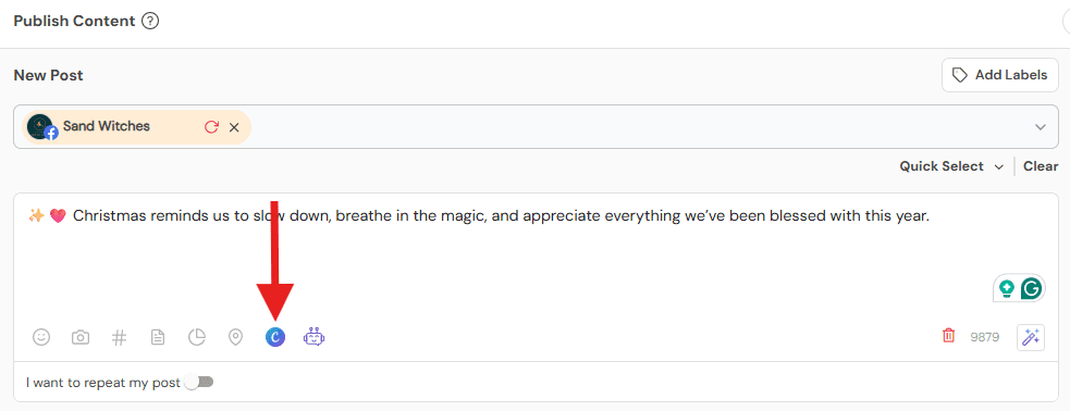 Open Canva Inside Social Champ