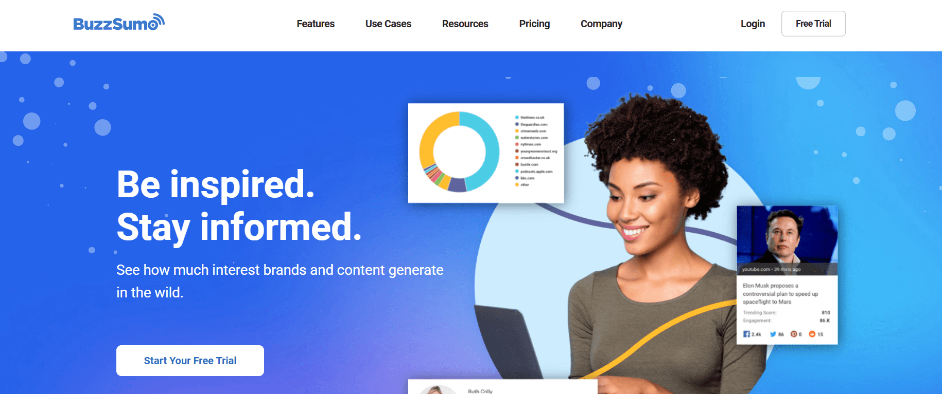 15 Best YouTube Marketing Tools to Grow in 2025 11 BuzzSumo’s Landing Page