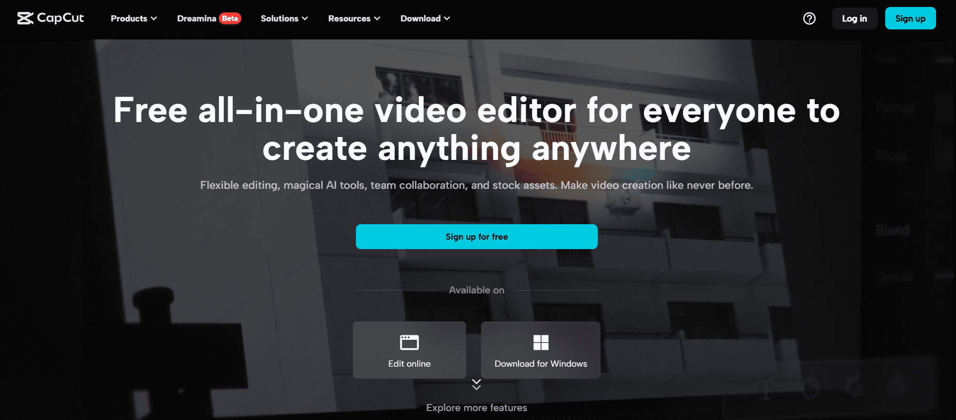 15 Best YouTube Marketing Tools to Grow in 2025 18 CapCut’s Landing Page
