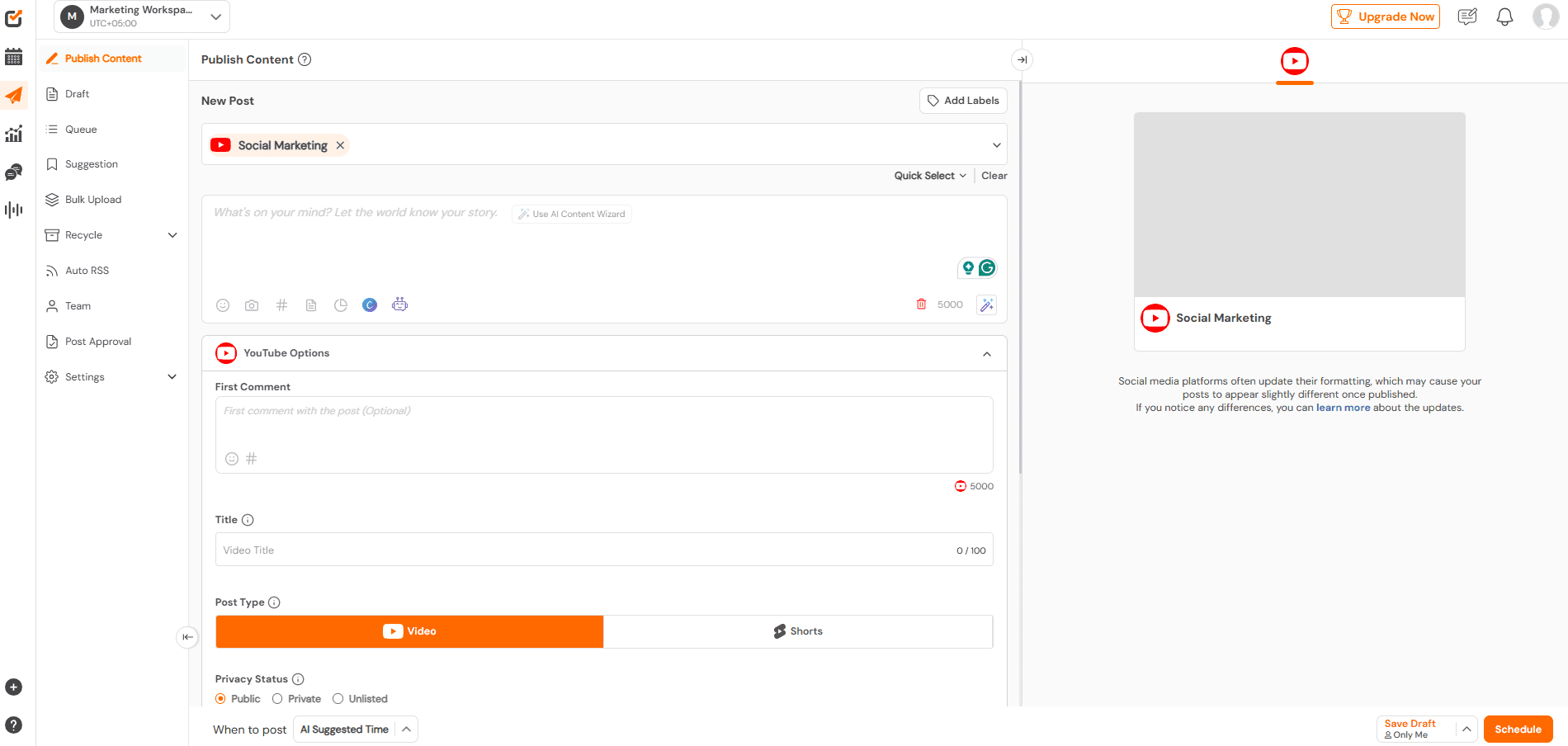 15 Best YouTube Marketing Tools to Grow in 2025 20 Social Champ’s Dashboard