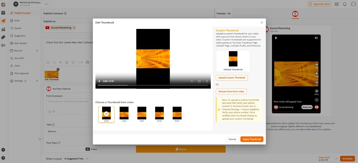 YouTube Shorts in 2026: How to Create, Monetize, and Master Short-Form Video 34 Choose a Thumbnail for Your Short Video