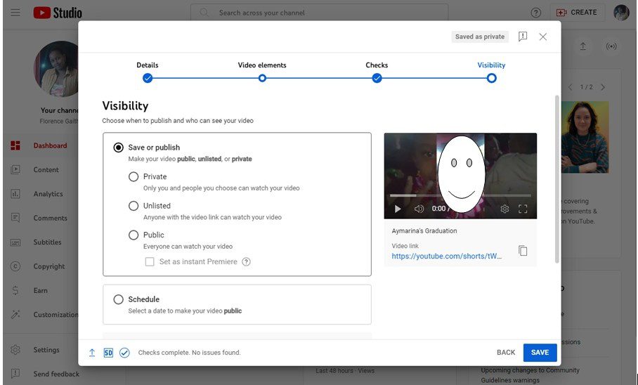 YouTube Shorts in 2026: How to Create, Monetize, and Master Short-Form Video 16 Choose the Visibilty Settings
