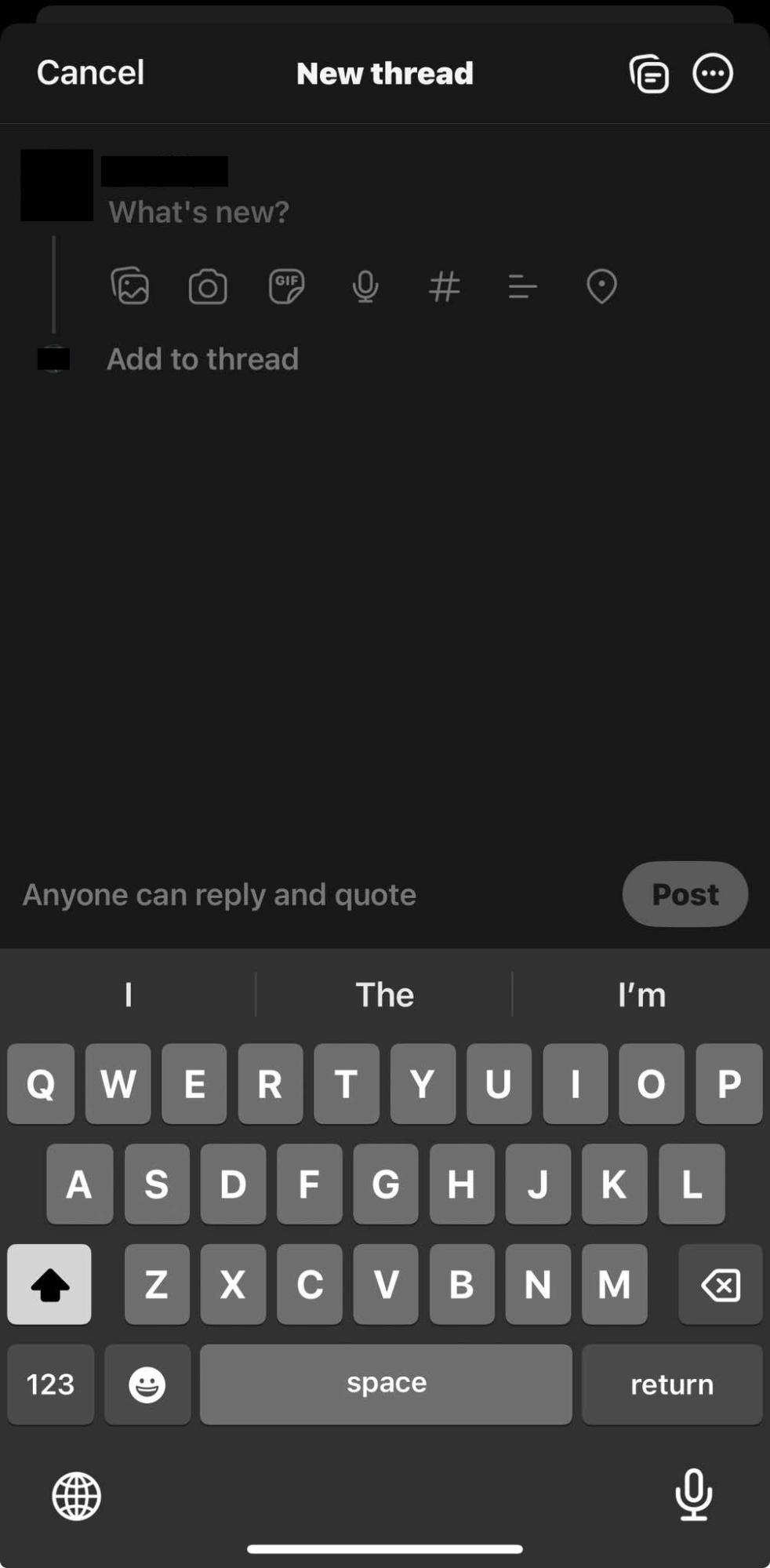 What to Post on Threads: Engaging Content Ideas for 2025 10 Create A Thread Post By Clicking On The + Icon