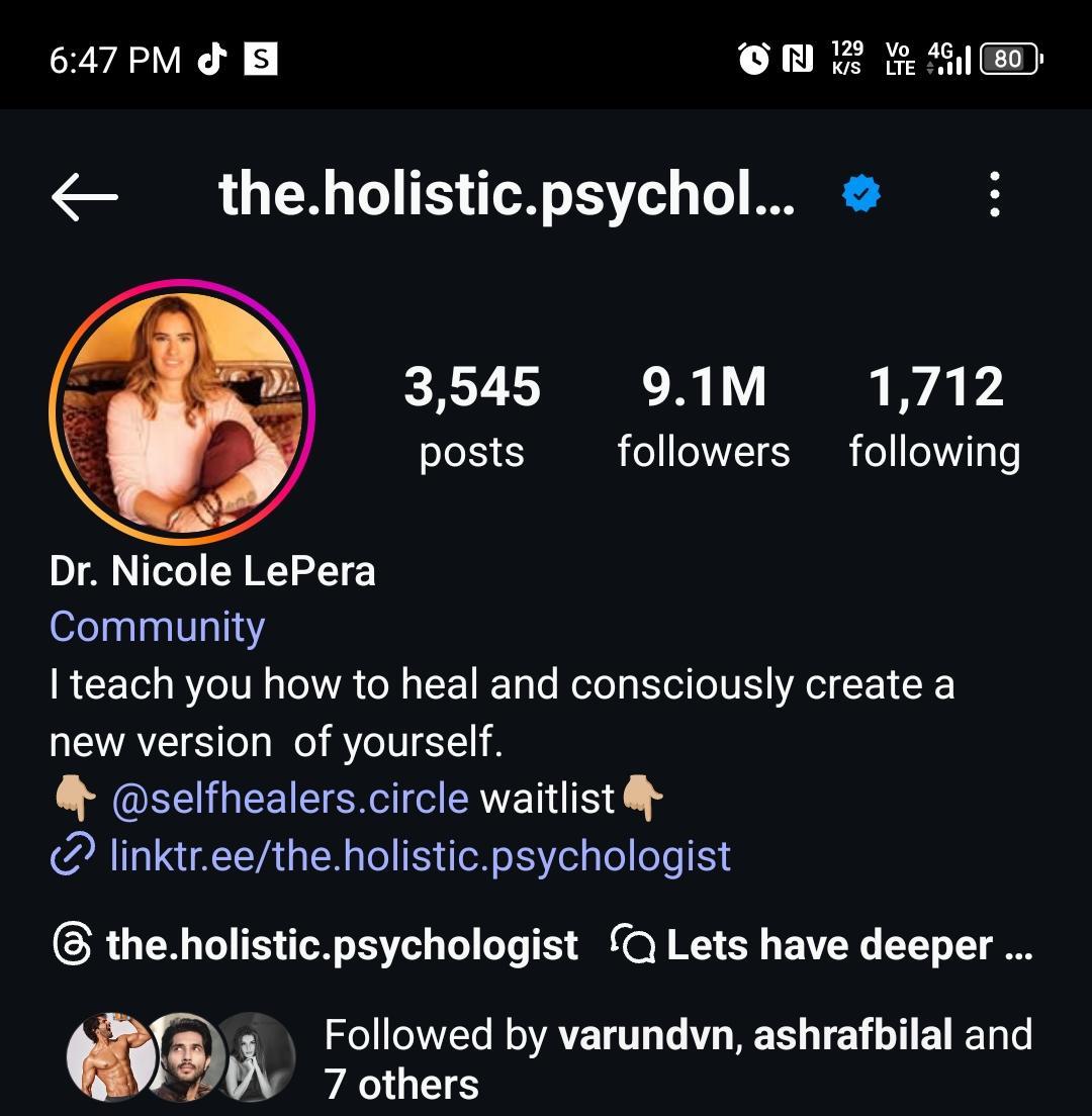 A Therapist’s Optimized Profile