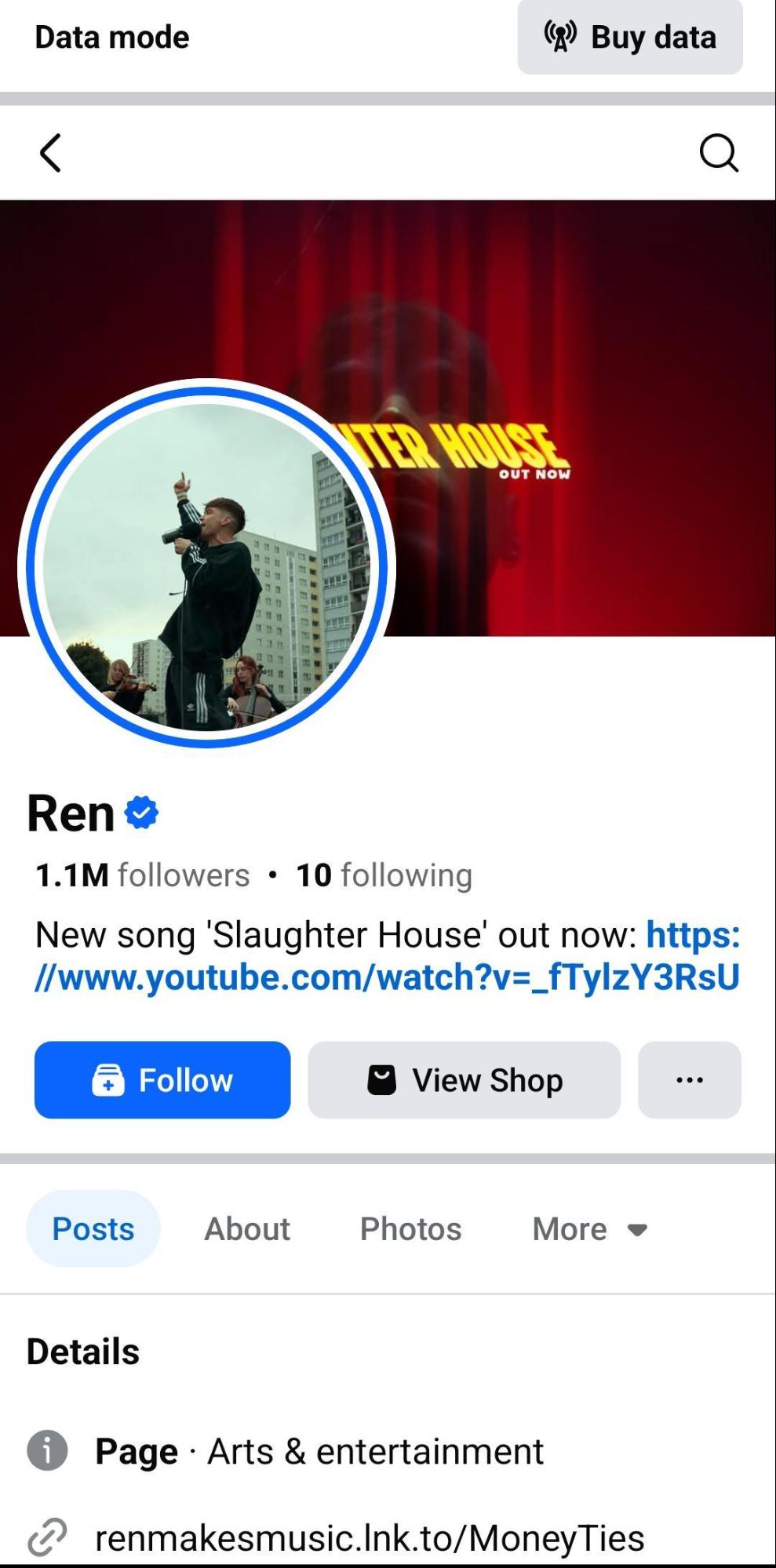 An Artist’s Facebook Page