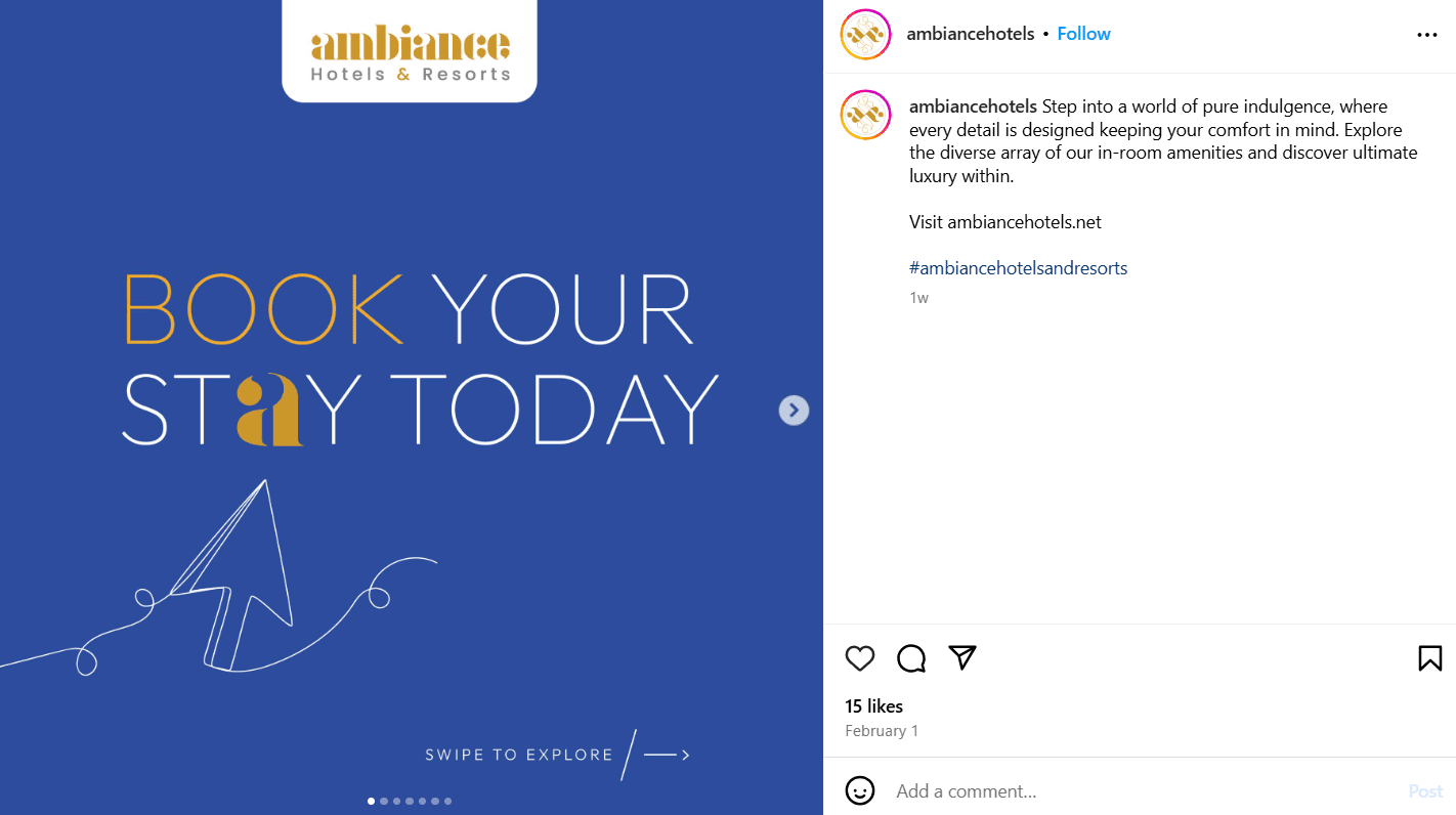 Post by @ambiancehotels on Instagram