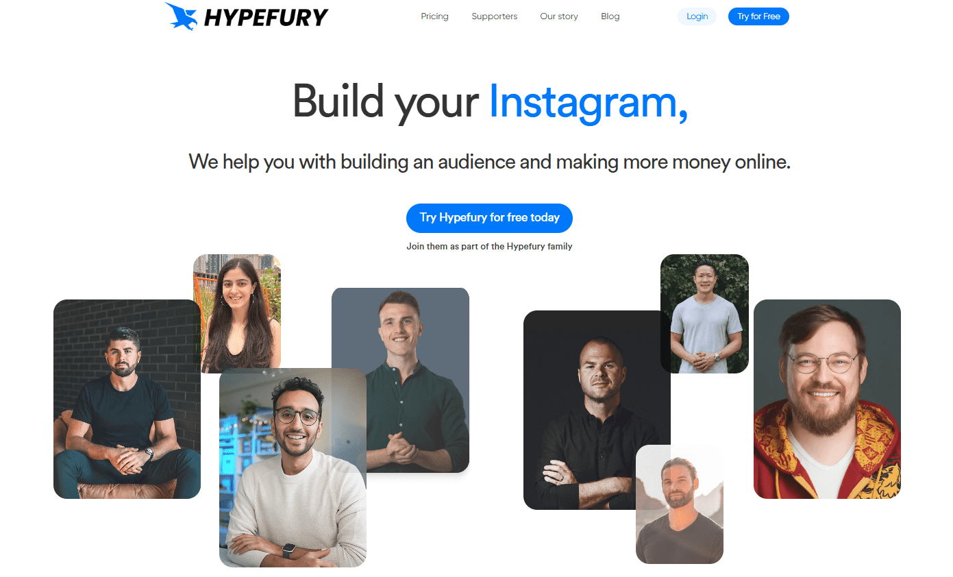Hypefury's Landing Page