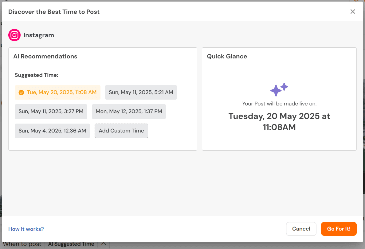 Best Time to Post on Instagram in 2026 (Insights from 3 Million Posts) 17 Social Champ’s Best Time to Post Feature