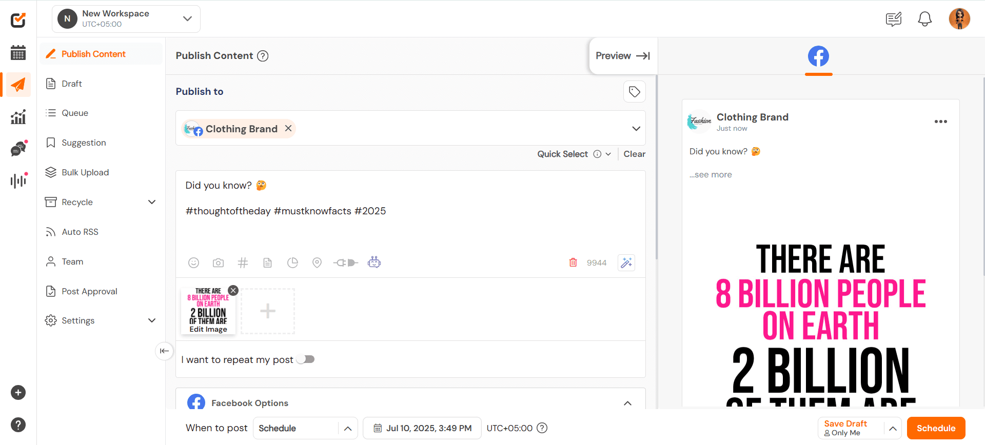 Best Time to Post on Instagram in 2026 (Insights from 3 Million Posts) 18 Social Champ’s Schedule Post Feature