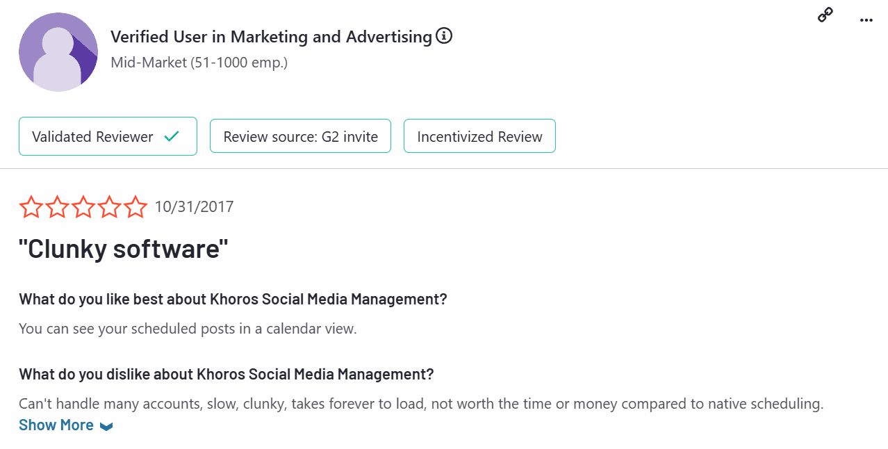 A Marketing and Advertising User Review for Khoros on G2