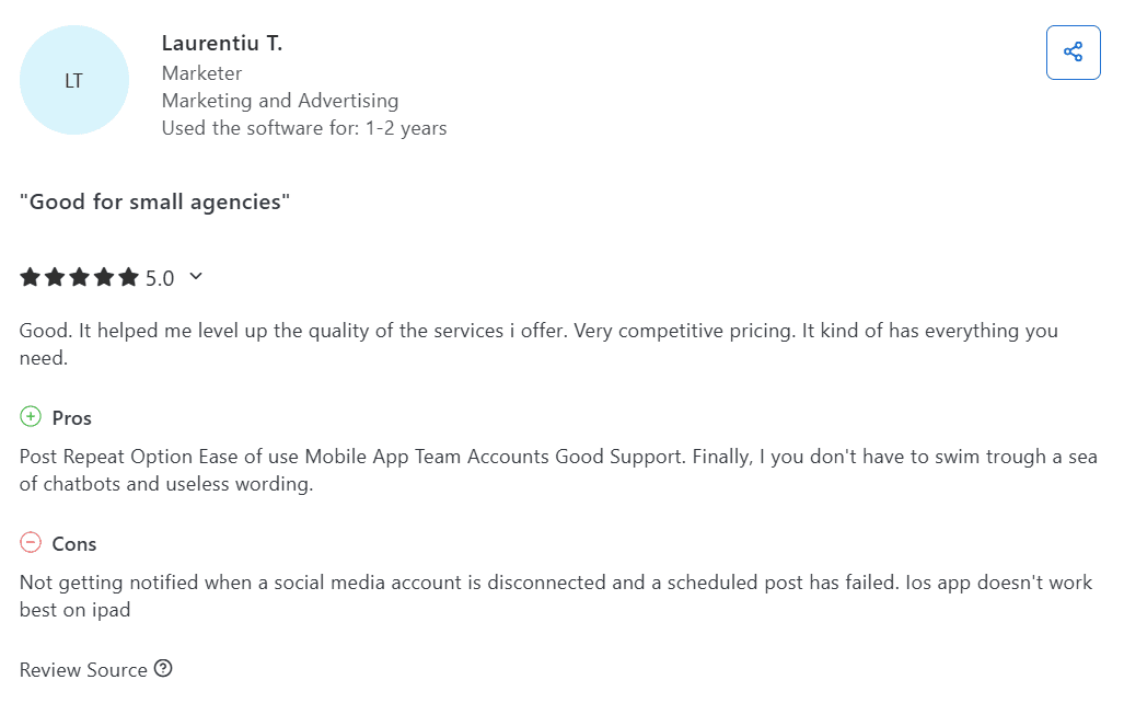 Is Ocoya Pricing Justified? Here's What You’re Really Paying For 11 A Review for Social Champ on Capterra