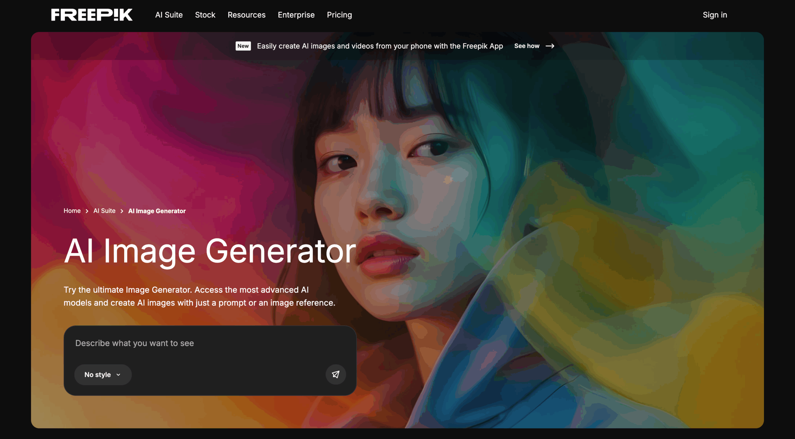 Best AI Content Creation Tools in 2025: Smarter Writing, Visuals & Social Media at Scale 13 Freepik AI Image Generator