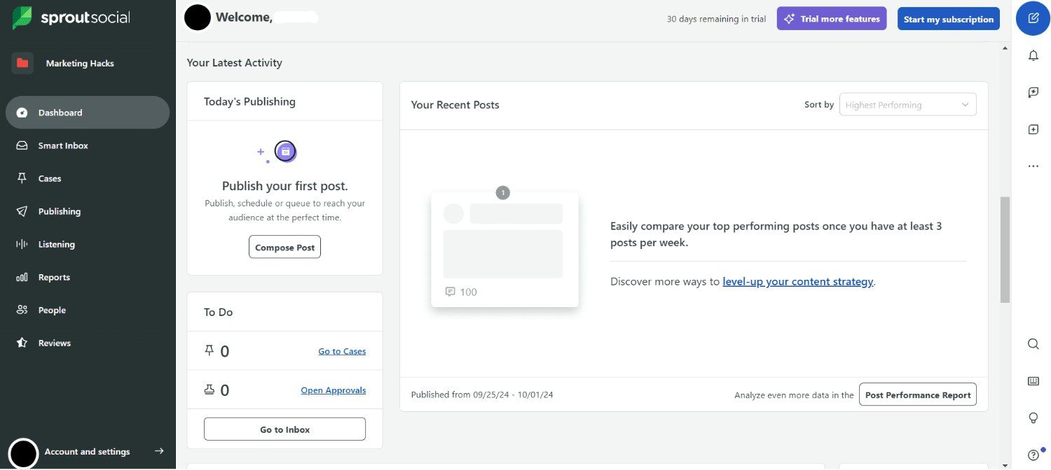 Top 20+ Google Business Profile (GBP) Management Tools in 2026 (Test & Tried) 5 Sprout Social’s Dashboard