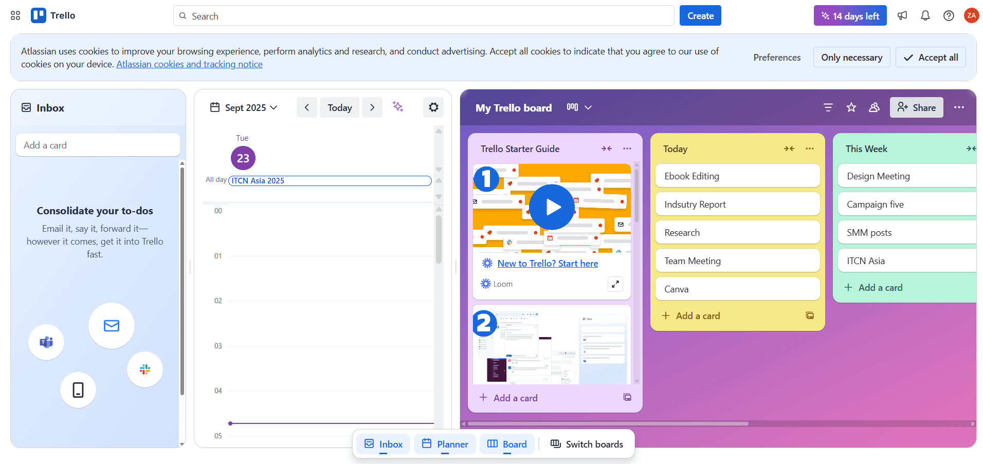 Our Team Tested 70+ Productivity Tools - Here Are Our Top 15 Picks 11 Trello's Dashboard